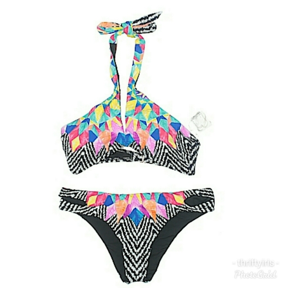 NWT-Bar III-'Featherdaze' Bikini-Sz. Medium 👙 - Picture 2 of 3
